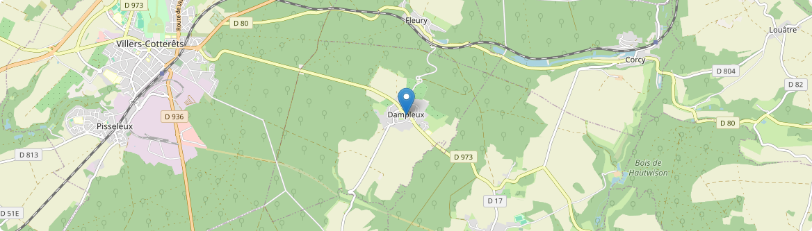 Dampleux - Carte