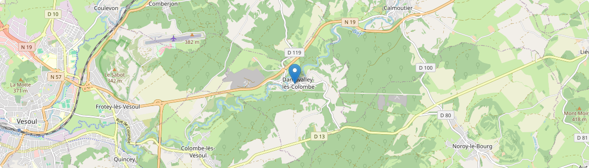Dampvalley-lès-Colombe - Carte