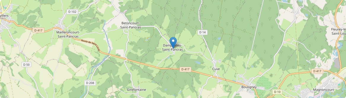 Dampvalley-Saint-Pancras - Carte