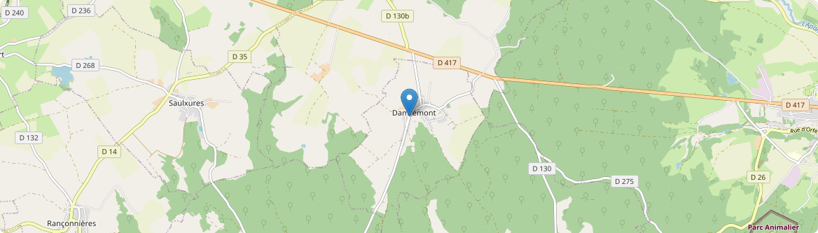 Damrémont - Carte