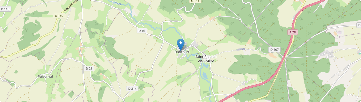 Dancourt - Carte