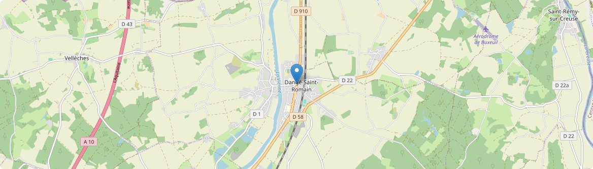 Dangé-Saint-Romain - Carte