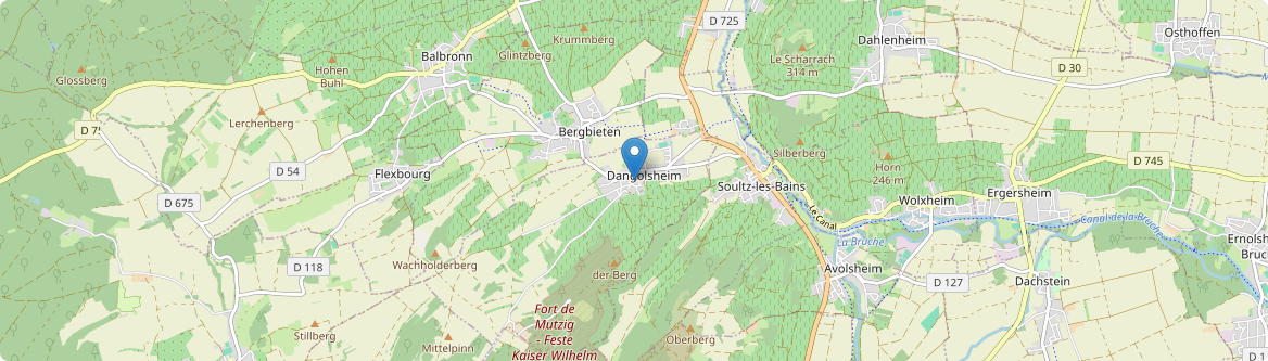 Dangolsheim - Carte