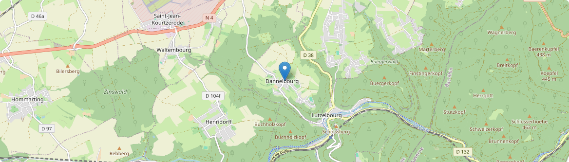 Dannelbourg - Carte