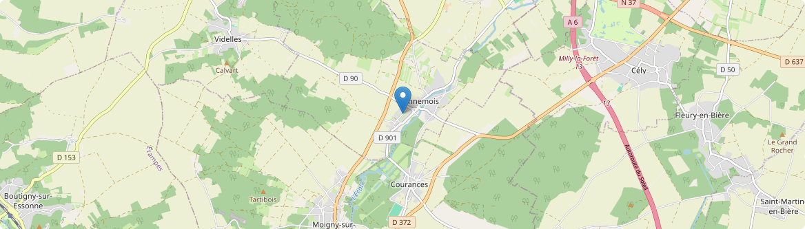 Dannemois - Carte