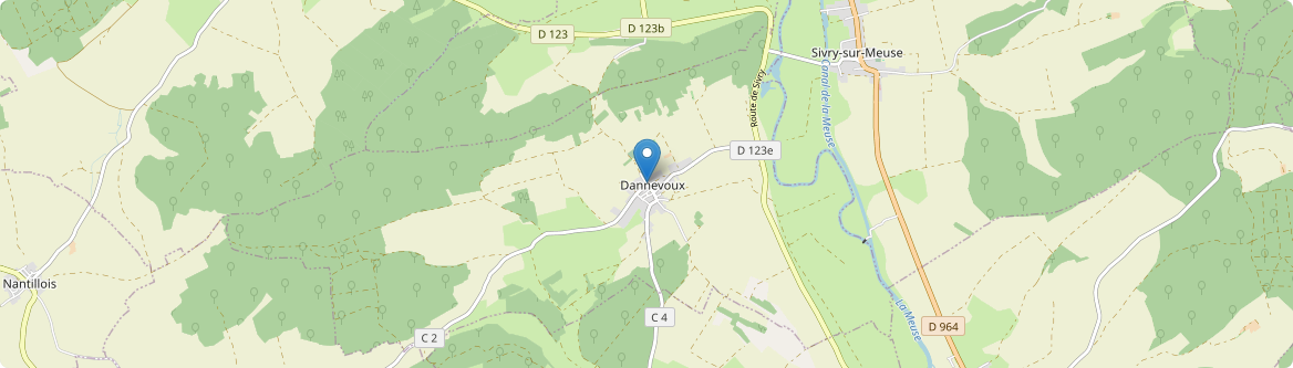Dannevoux - Carte