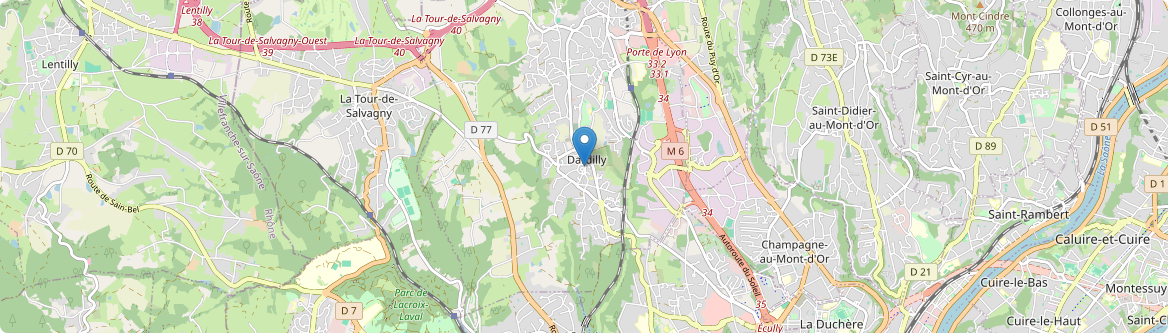 Dardilly - Carte