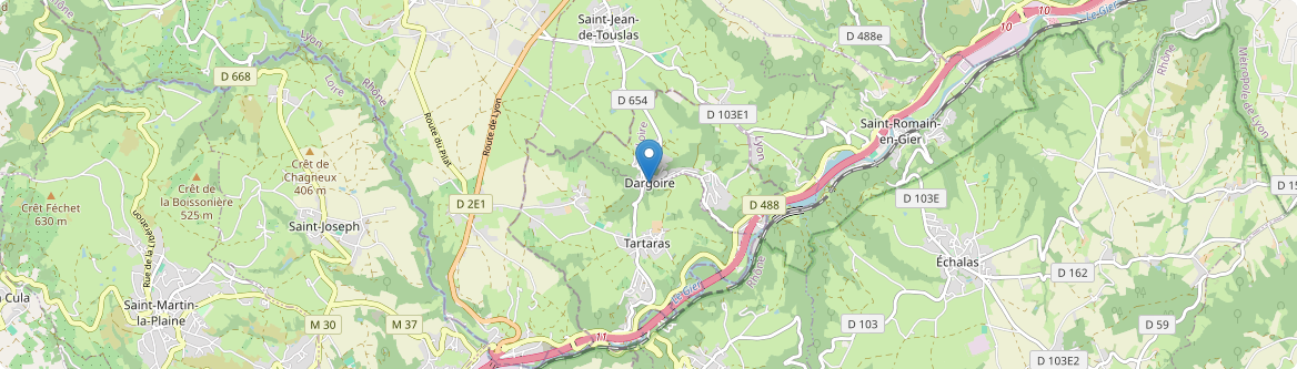 Dargoire - Carte