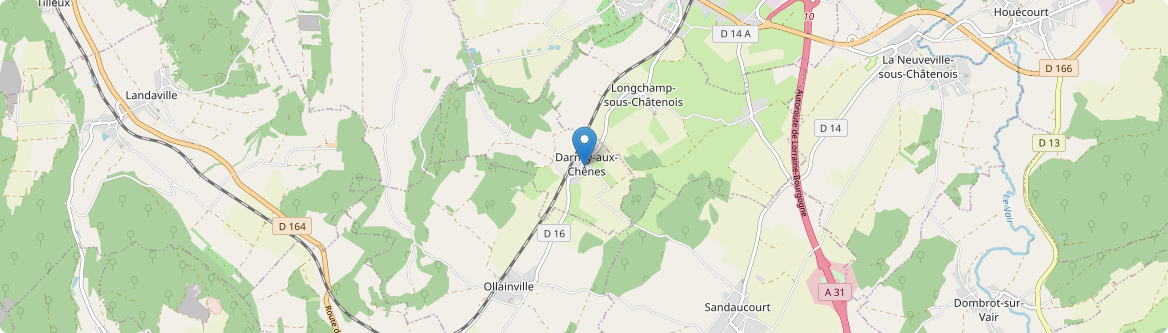 Darney-aux-Chênes - Carte