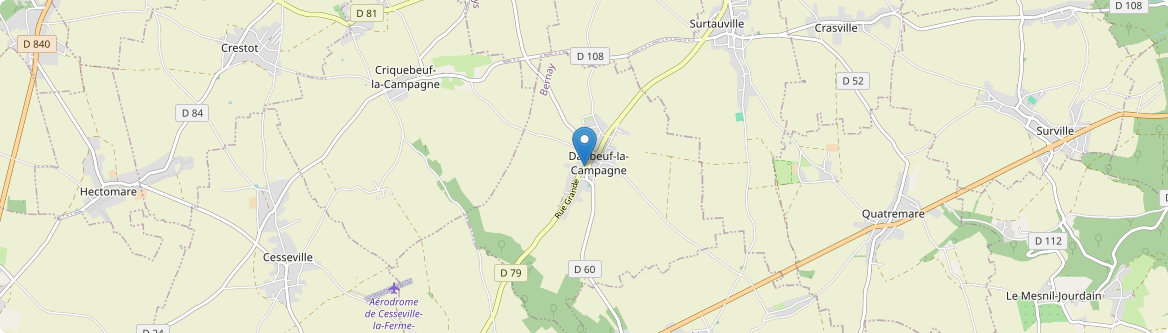 Daubeuf-la-Campagne - Carte