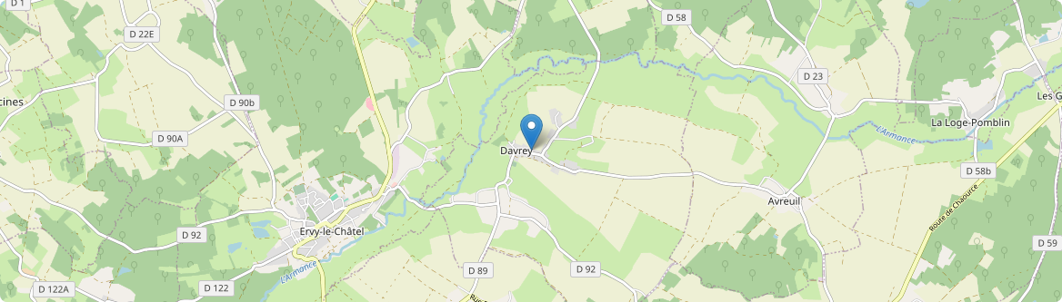 Davrey - Carte