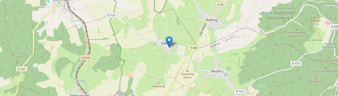 Dehlingen - Carte