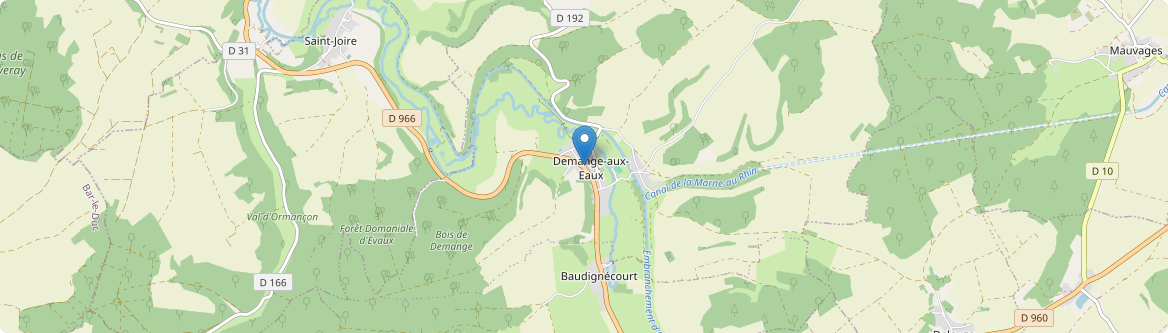 Demange-Baudignécourt - Carte