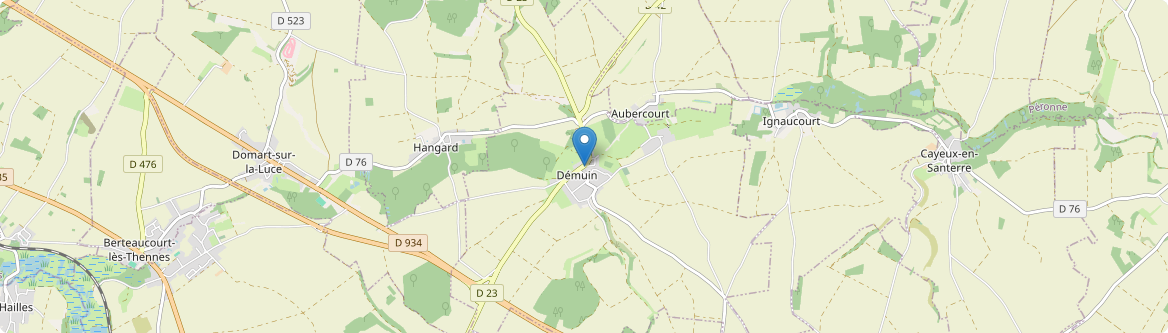 Démuin - Carte