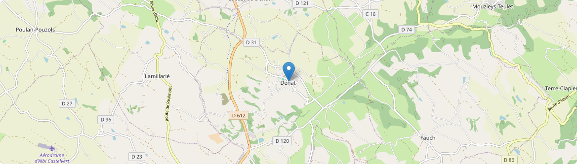 Dénat - Carte