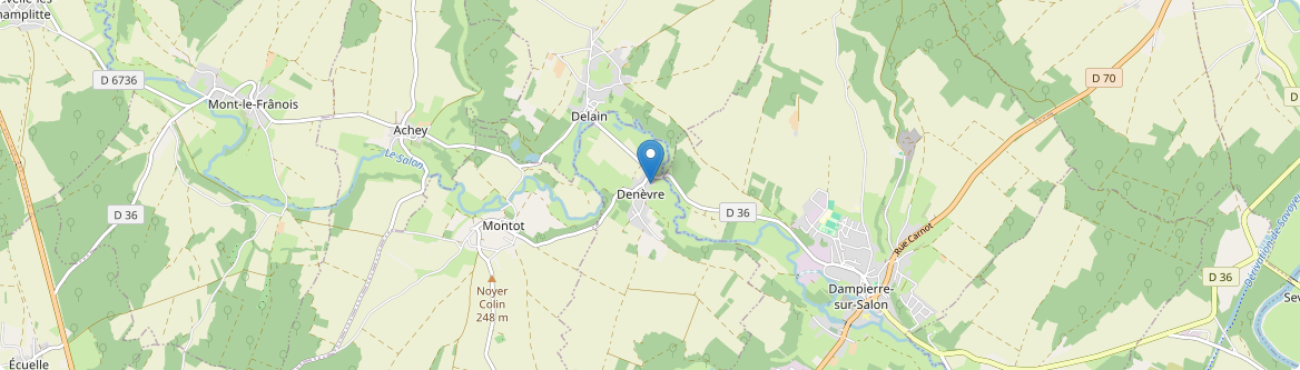 Denèvre - Carte