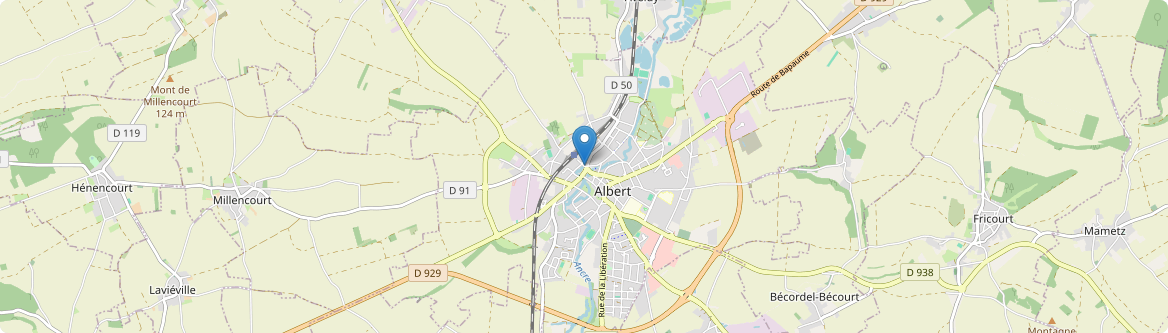 Dernancourt - Carte
