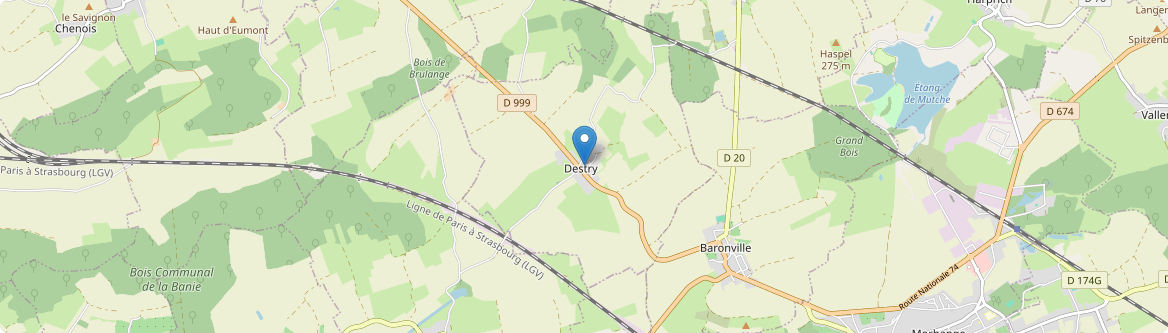 Destry - Carte