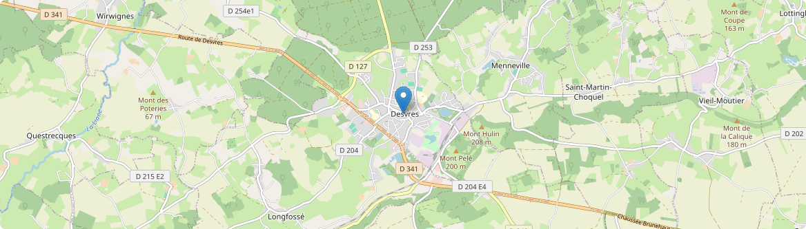 Desvres - Carte