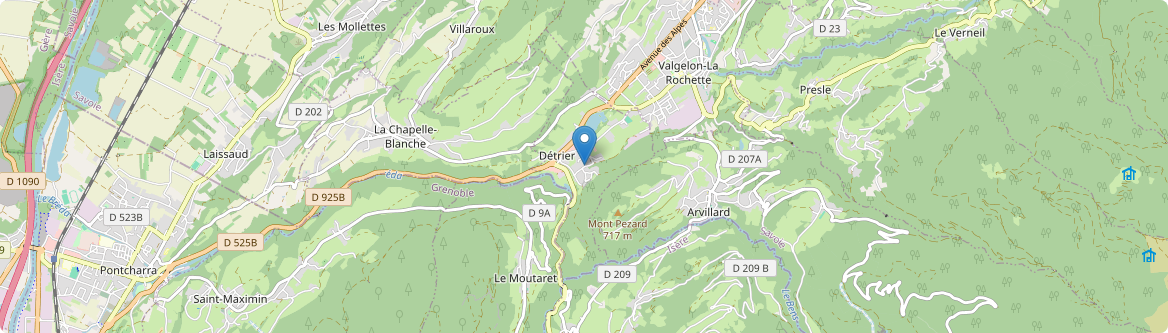 Détrier - Carte