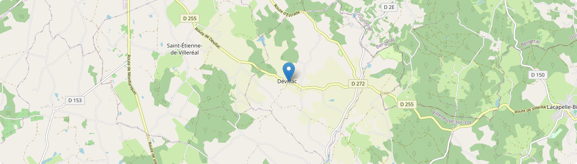Dévillac - Carte