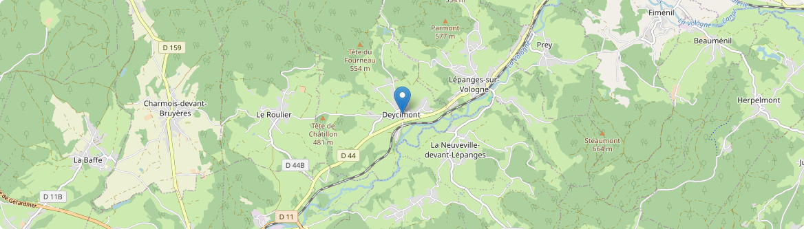 Deycimont - Carte