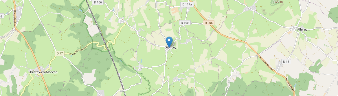 Diancey - Carte