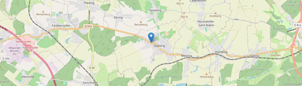 Diebling - Carte