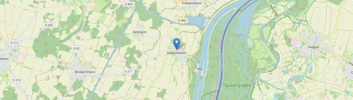 Diebolsheim - Carte