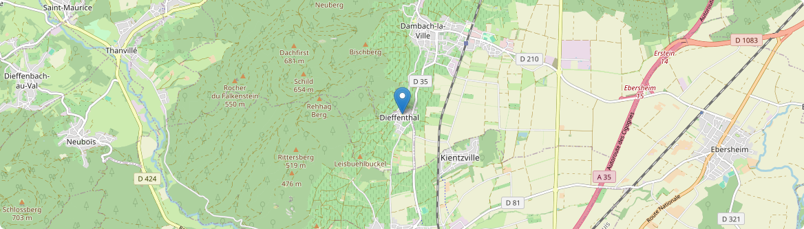 Dieffenthal - Carte