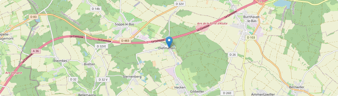 Diefmatten - Carte