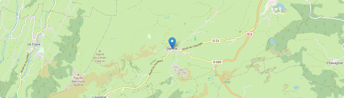 Dienne - Carte