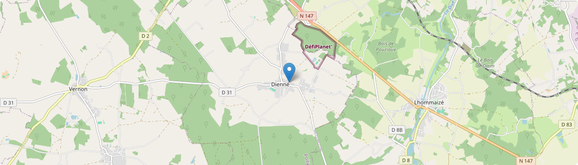 Dienné - Carte