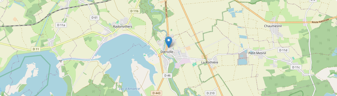 Dienville - Carte