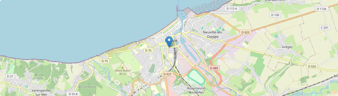 Dieppe - Carte