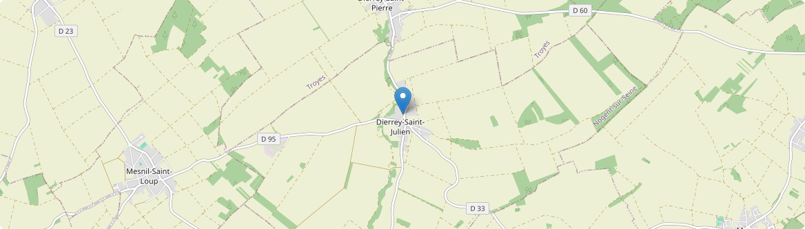 Dierrey-Saint-Julien - Carte