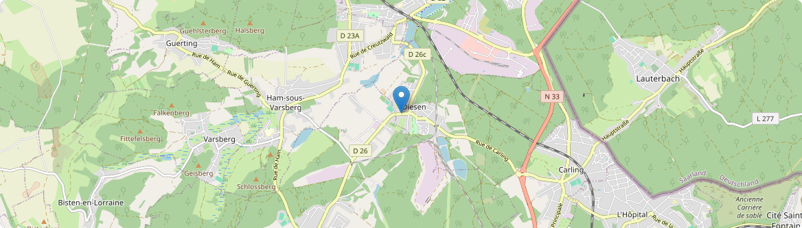 Diesen - Carte