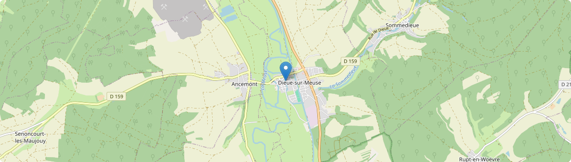 Dieue-sur-Meuse - Carte