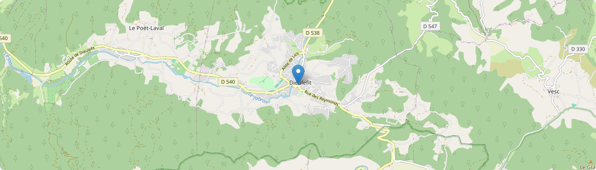 Dieulefit - Carte