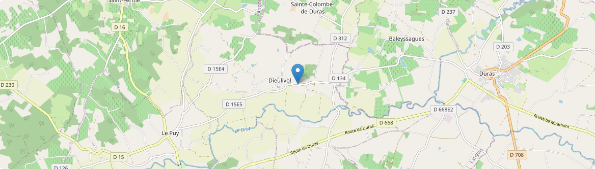 Dieulivol - Carte