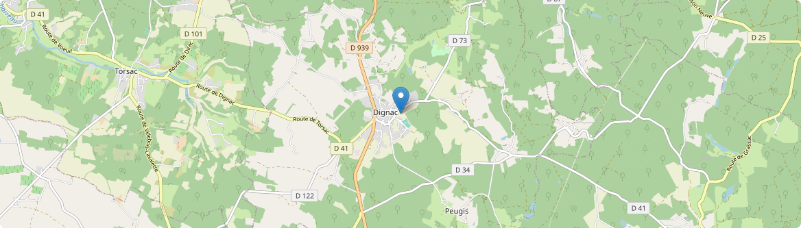 Dignac - Carte