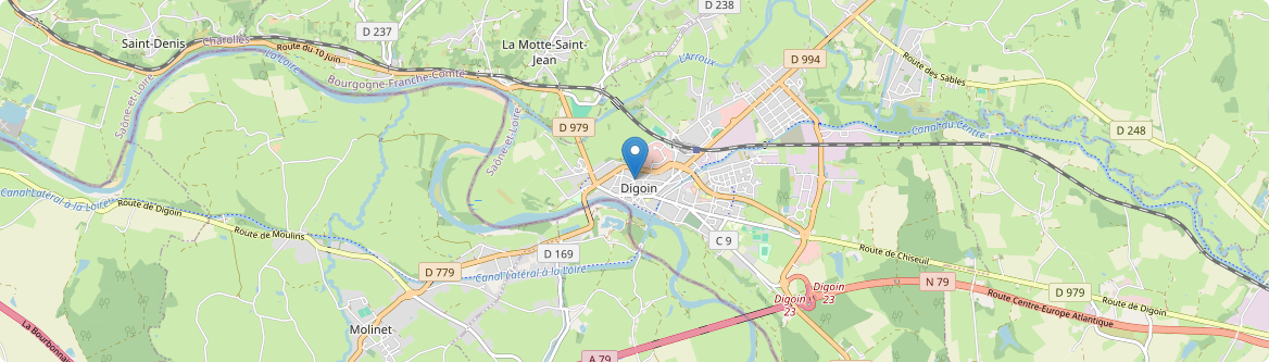 Digoin - Carte