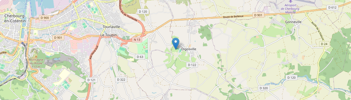 Digosville - Carte