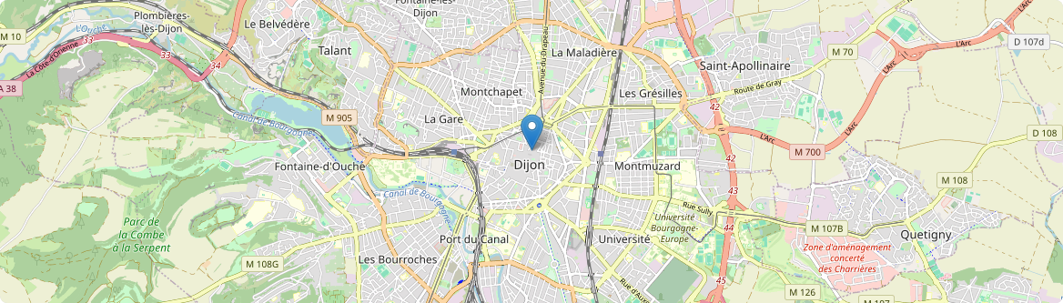 Dijon - Carte