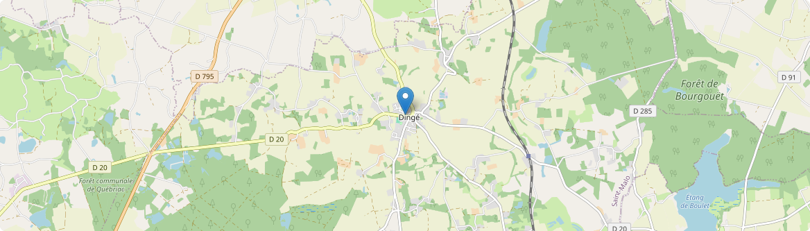 Dingé - Carte