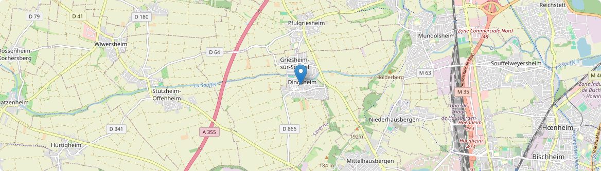 Dingsheim - Carte