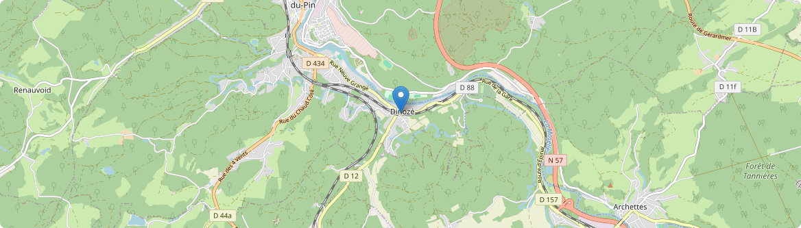 Dinozé - Carte