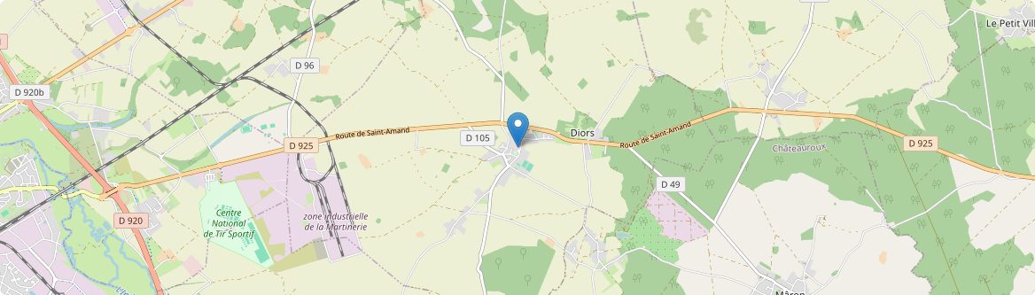 Diors - Carte