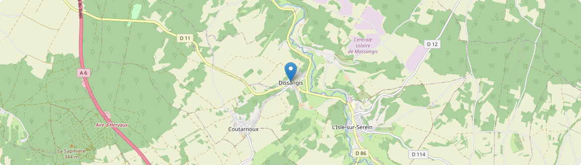 Dissangis - Carte