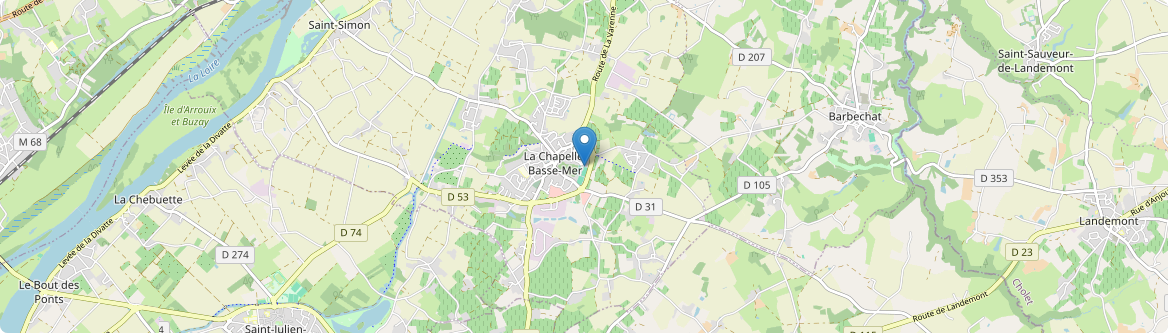 Divatte-sur-Loire - Carte